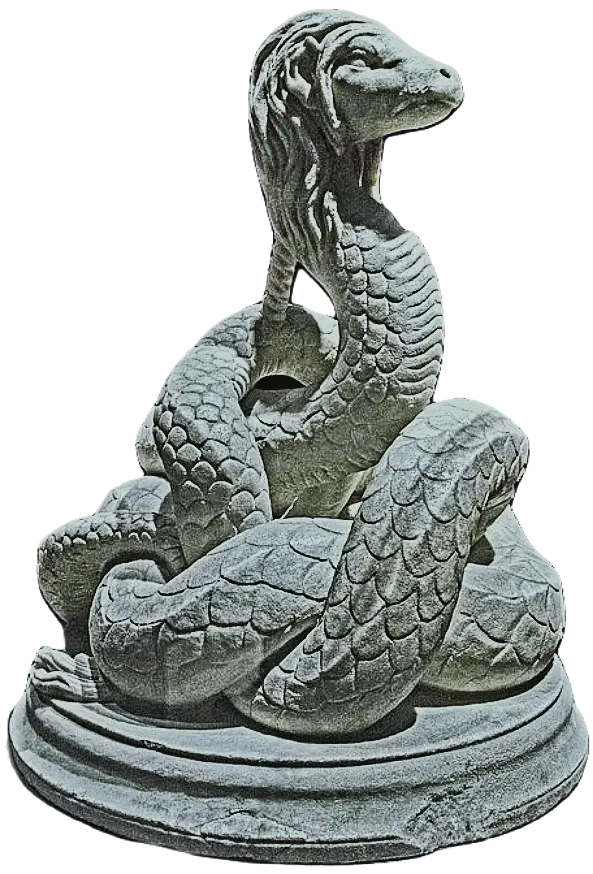 REPRESENTACIÓN TALLADA EN PIEDRA DE LA DELEIDAD GLYCON. EL DIOS QUE VENERA ALAN MOORE.