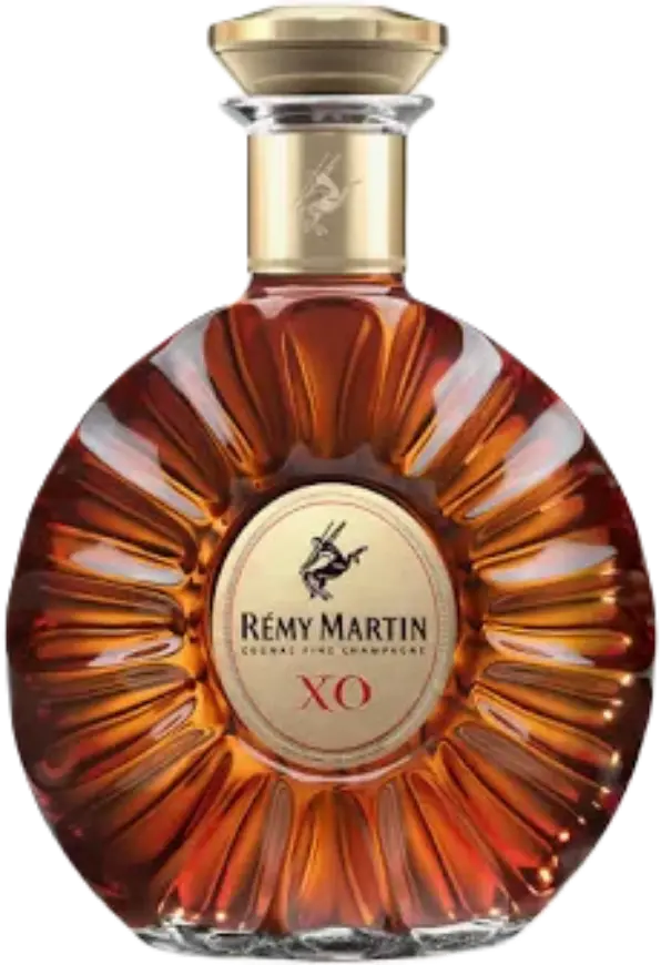  Botella de cristal de la marca RÉMY MARTIN - XO Cognac, Coñac y Brandy, 40% Volumen de Alcohol, 70 cl. 